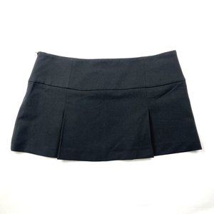 Zara TRF Collection British Black Mini Skirt